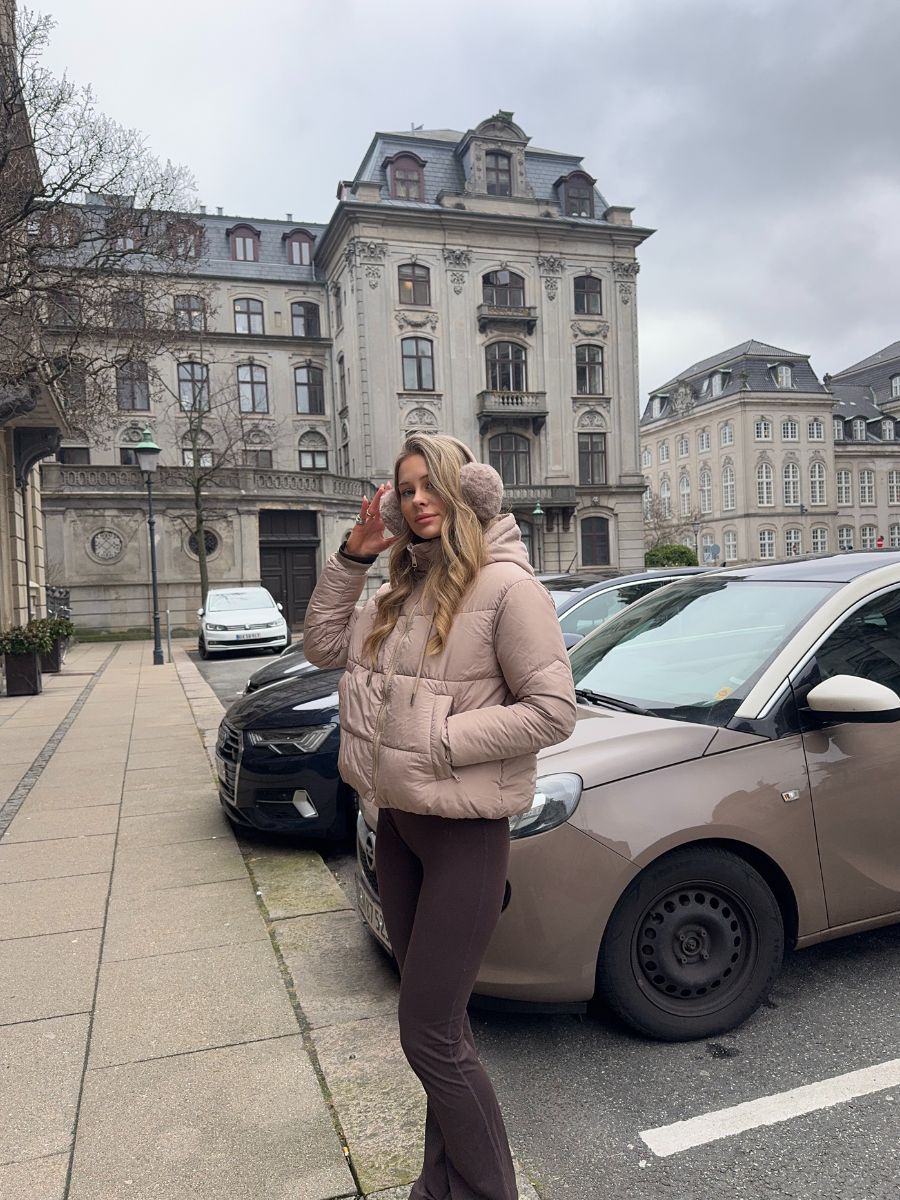 Aijo puffer jacket - Beige