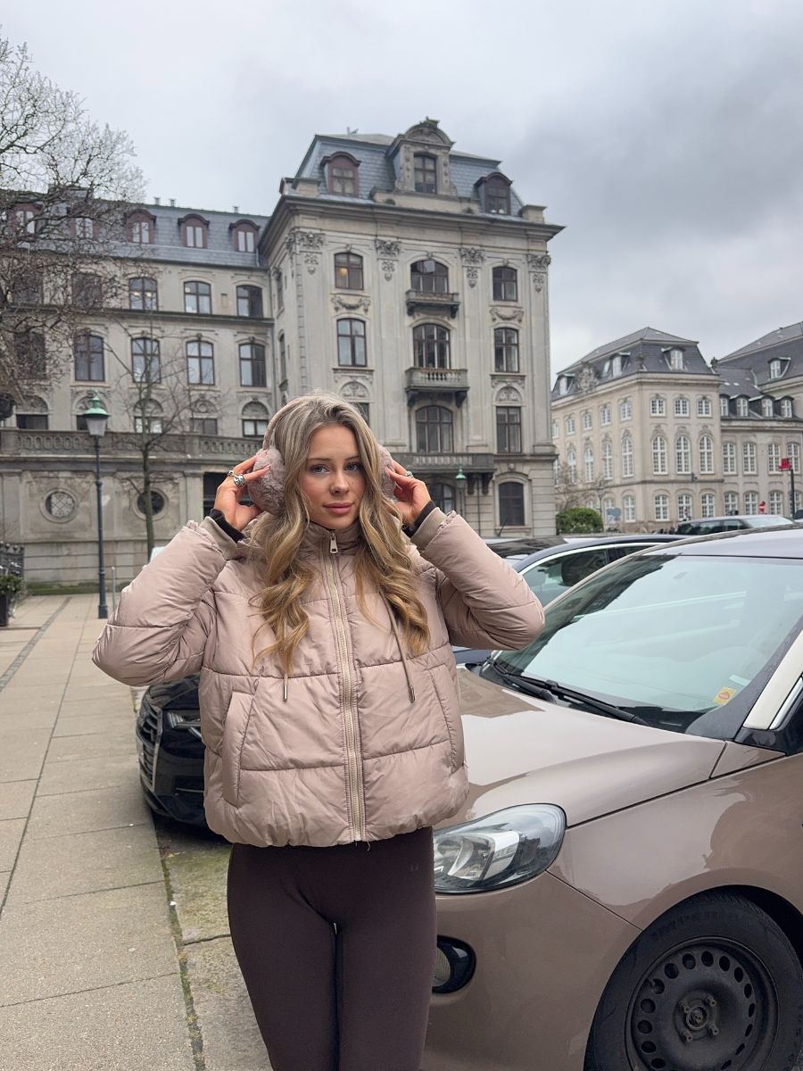 Aijo puffer jacket - Beige