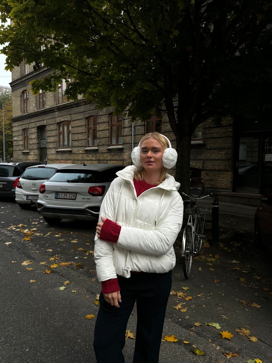 Aijo puffer jacket - White