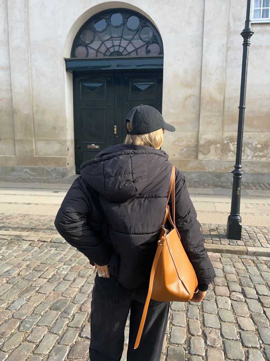 Aijo puffer jacket - Black