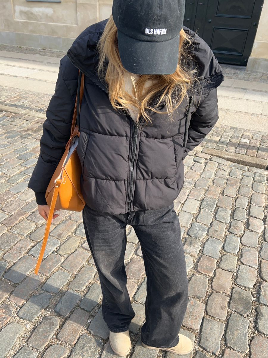 Aijo puffer jacket - Black