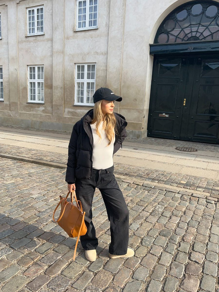 Aijo puffer jacket - Black