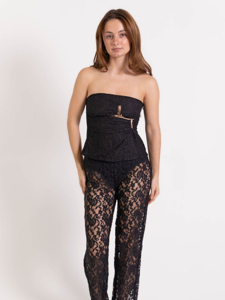 Alma lace set - Black