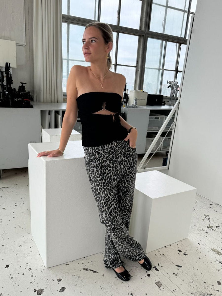 Alma lace top - Black