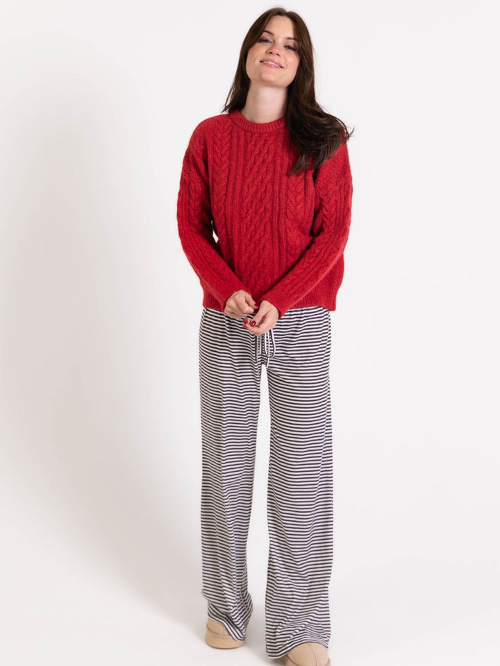 Astrid knit - Dark red