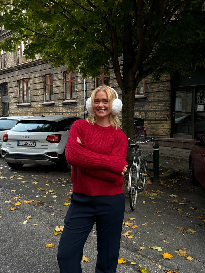 Astrid knit - Dark red