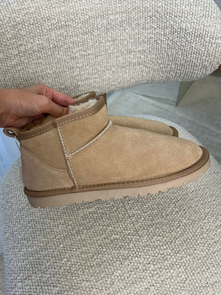 Teddy boots - Light beige