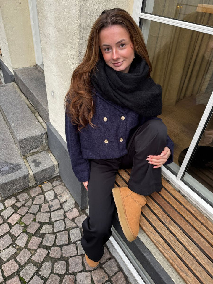 Teddy boots platform - Brown