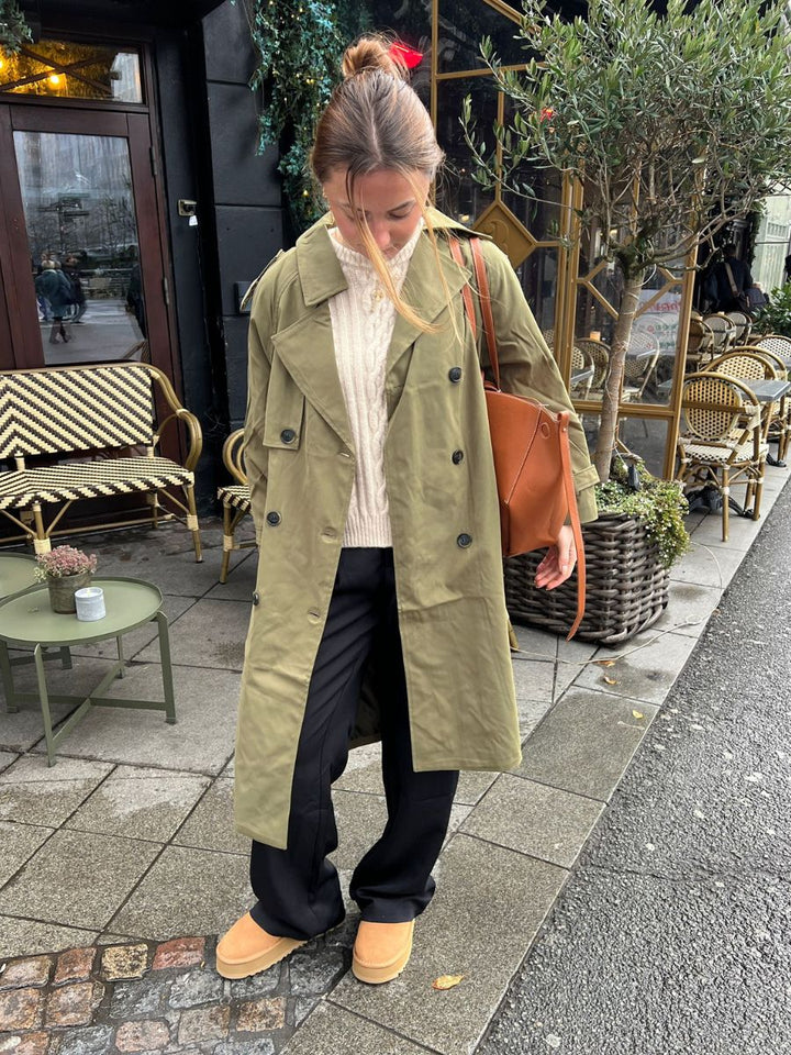 Teddy boots platform - Brown