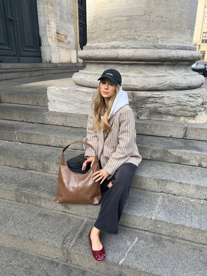 Bea shoulder bag - Brown