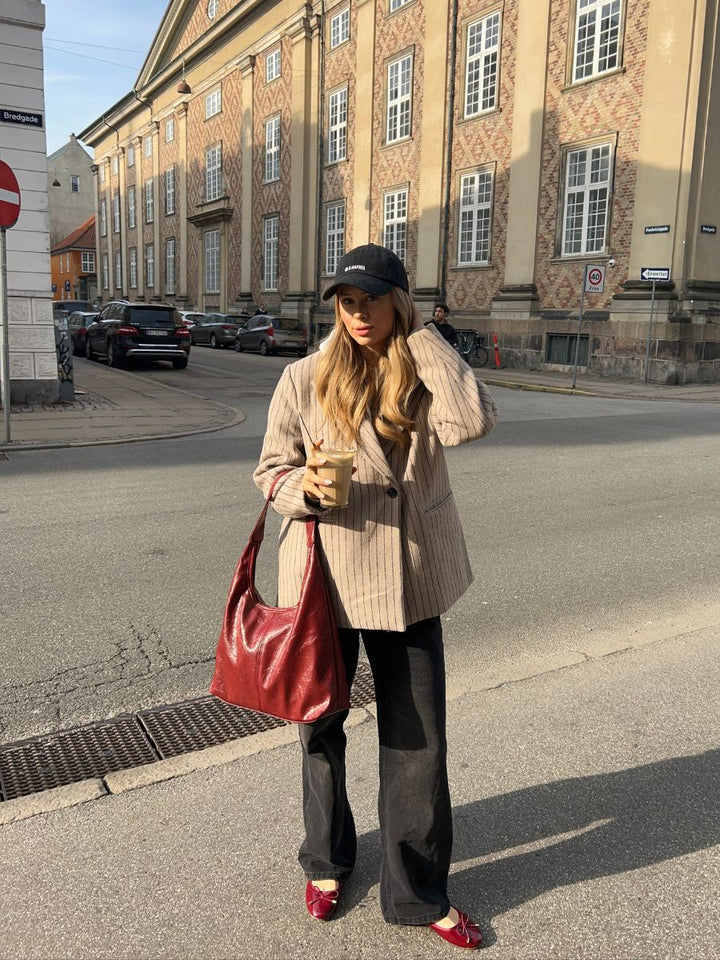 Bea shoulder bag - Burgundy