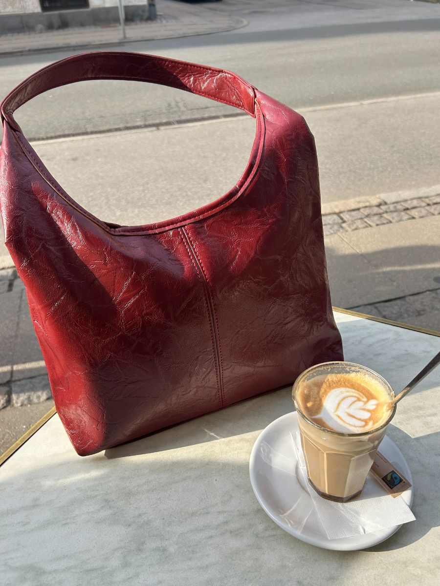 Bea shoulder bag - Burgundy