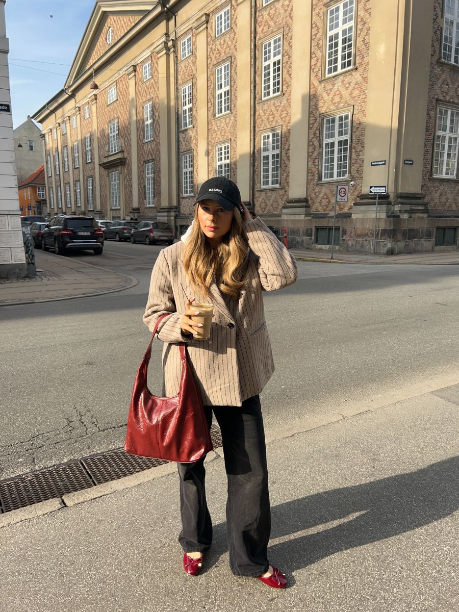 Bea shoulder bag - Burgundy