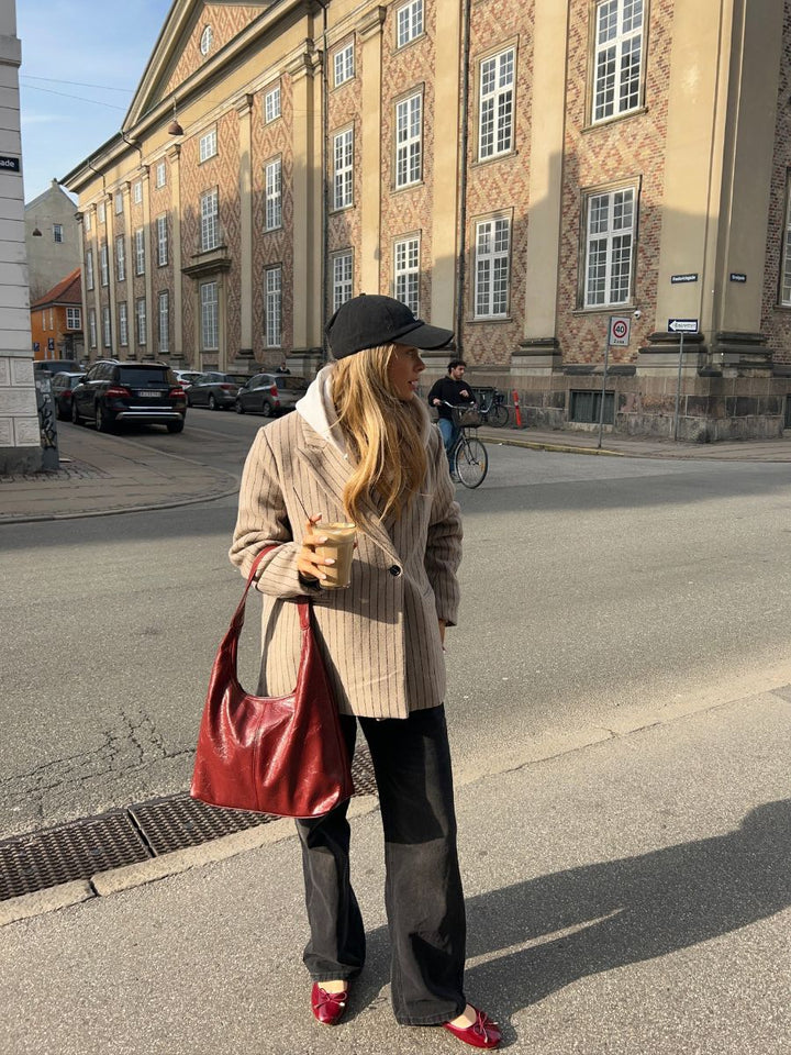 Bea shoulder bag - Burgundy