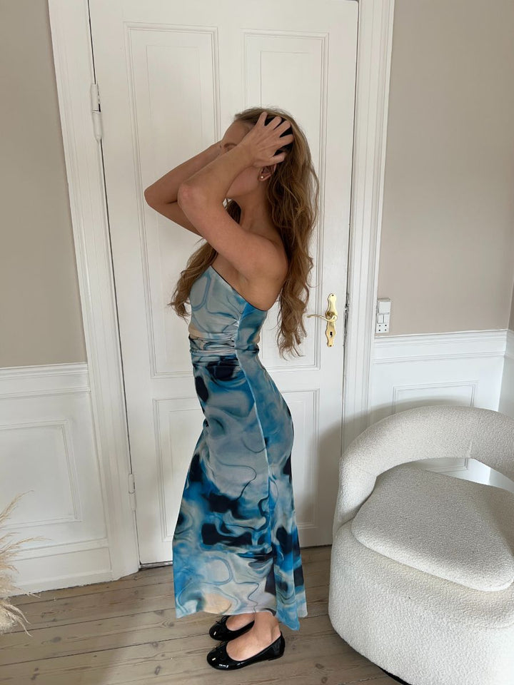 Camille tube dress - Blue