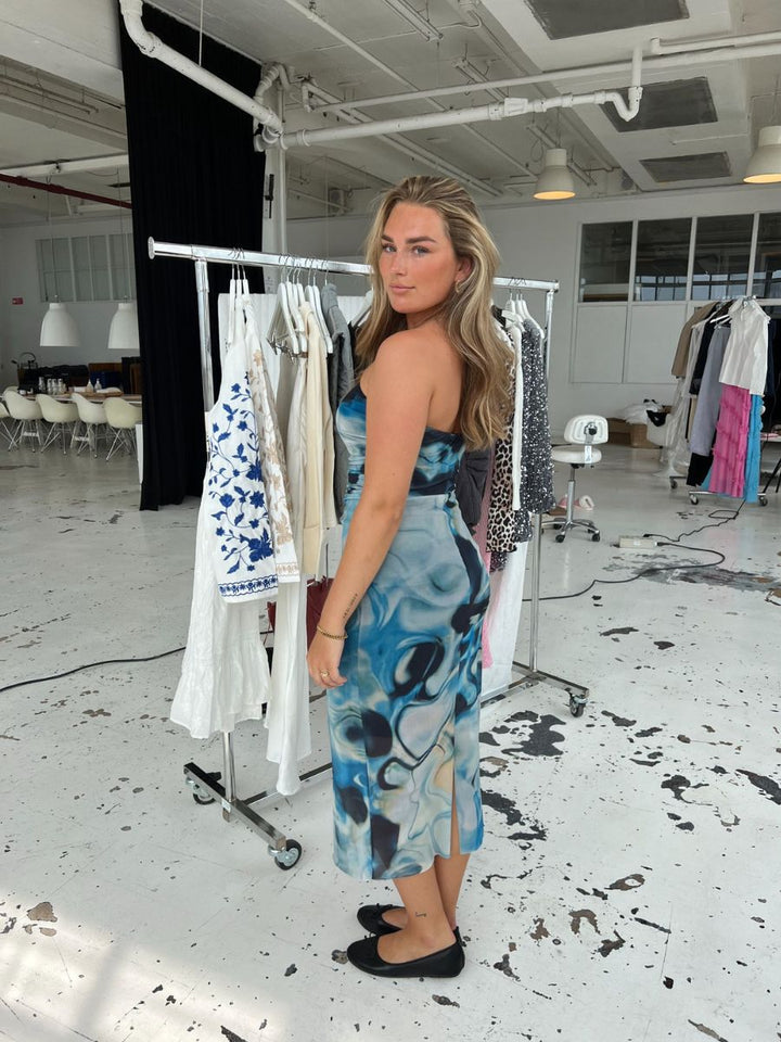 Camille tube dress - Blue