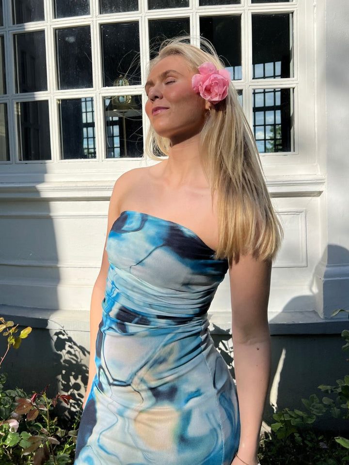 Camille tube dress - Blue