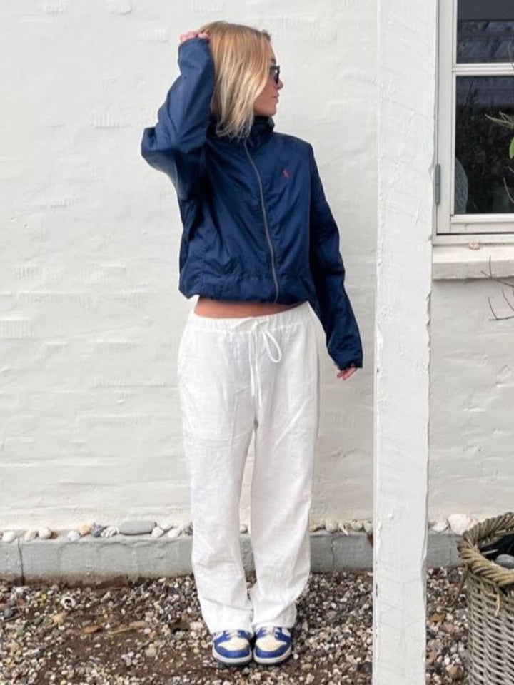 Charlotte linen pants - White