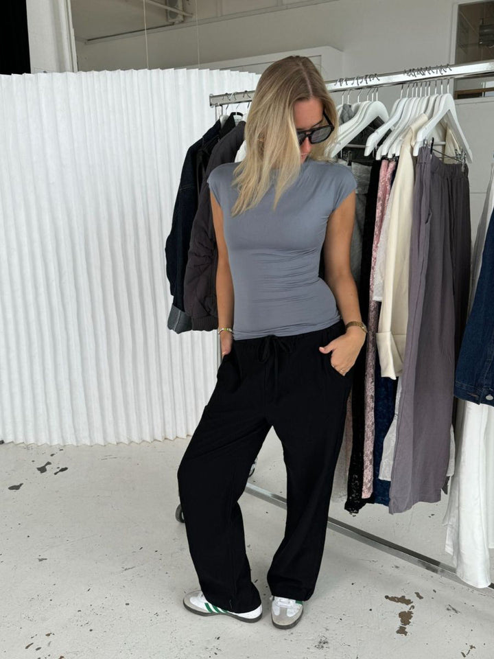 Charlotte linen pants - Black