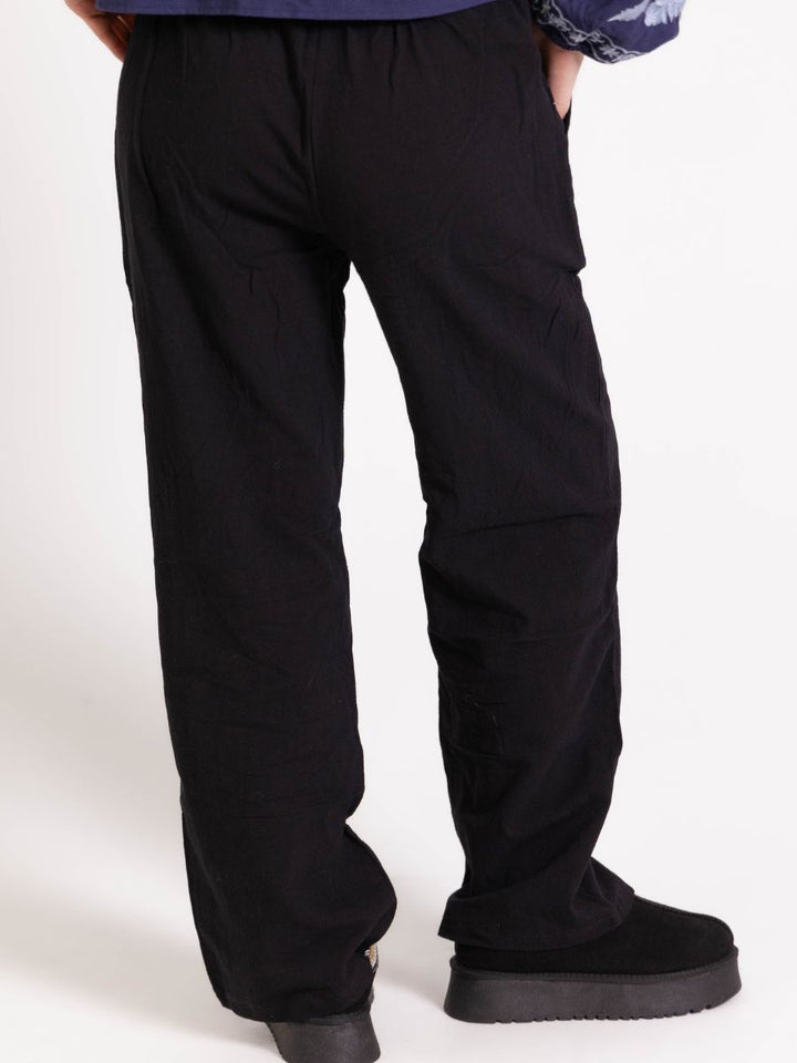 Charlotte linen pants - Black
