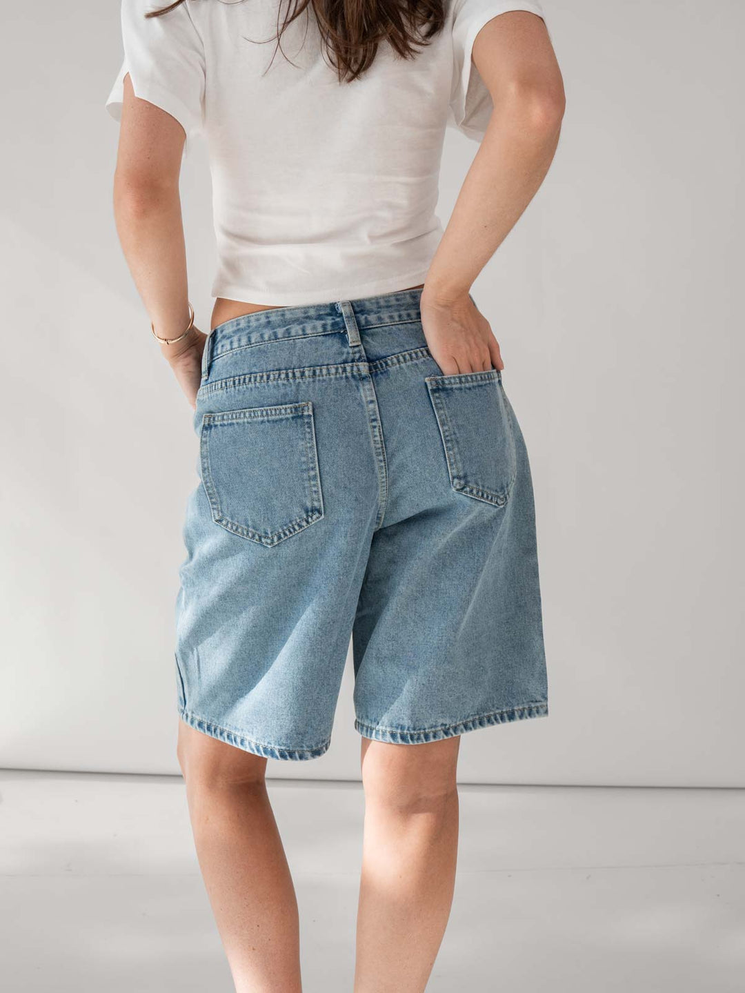 Nico jorts denim - Medium blue