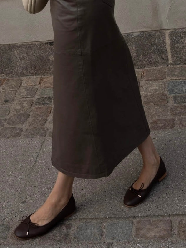 Jessi ballerina flats - Brown