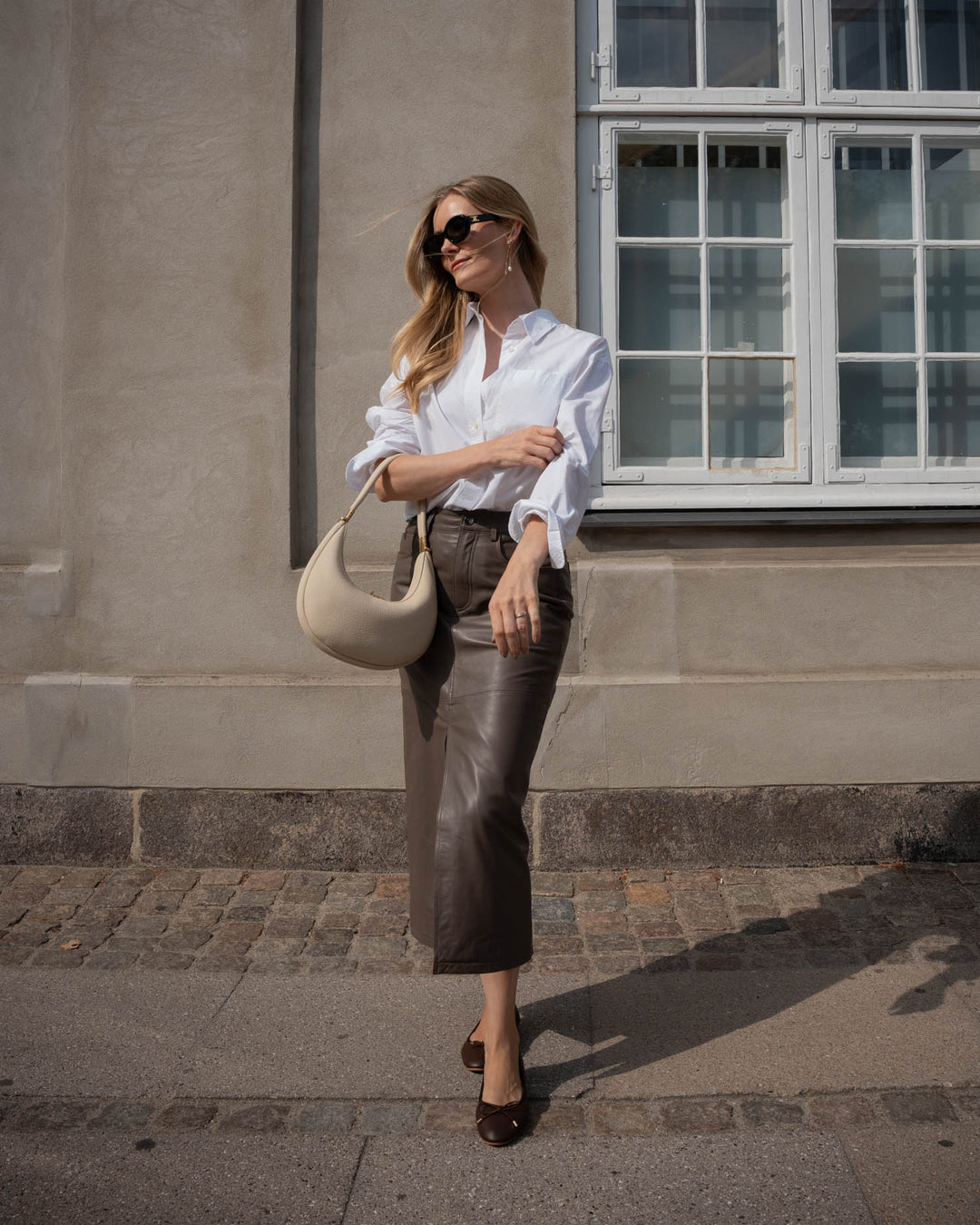 Jessi ballerina flats - Brown