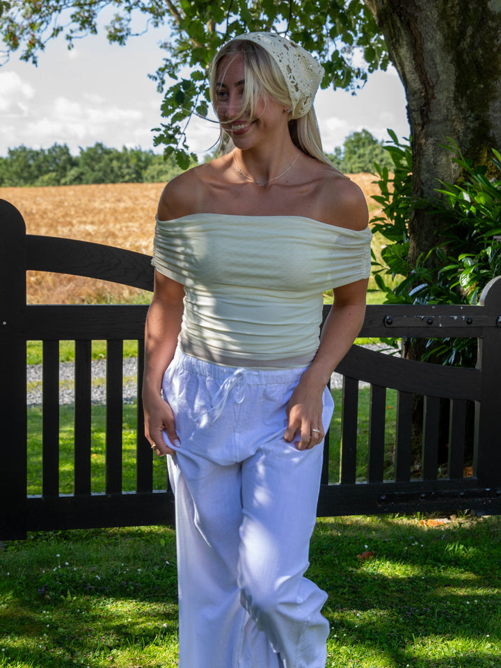 Vira mesh top - Light yellow