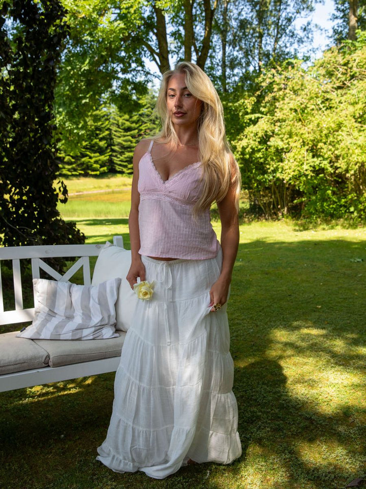 Emilia maxi skirt - White