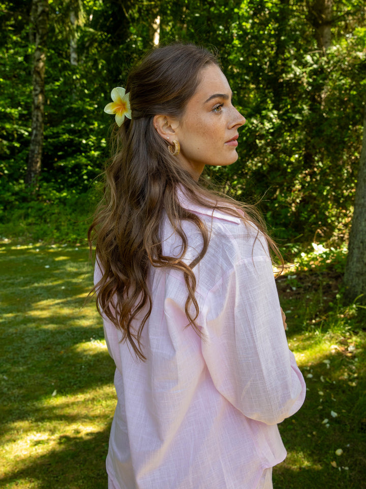 Elva linen shirt - Pink