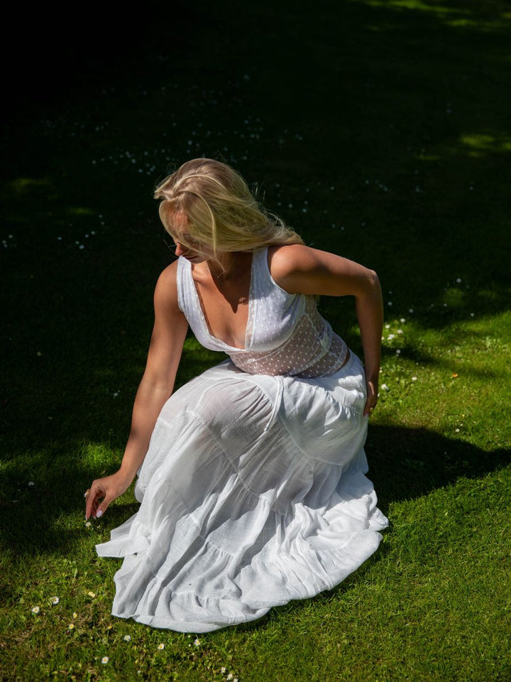 Emilia maxi skirt - White