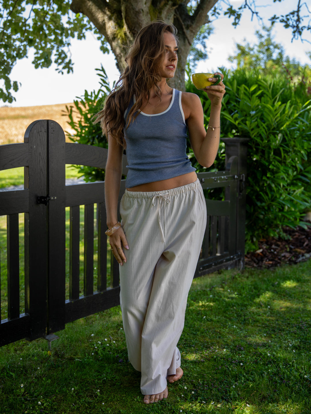 Elva linen pants - Beige