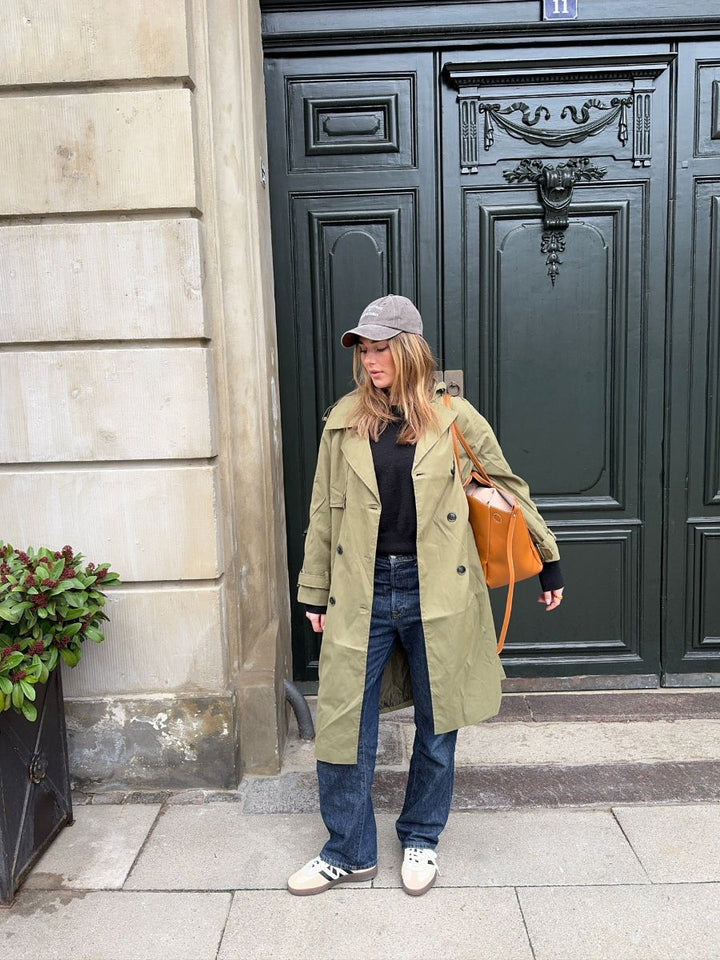 Elle trenchcoat - Dark green