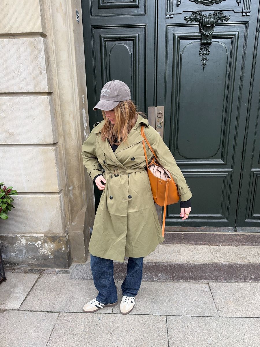 Elle trenchcoat - Dark green