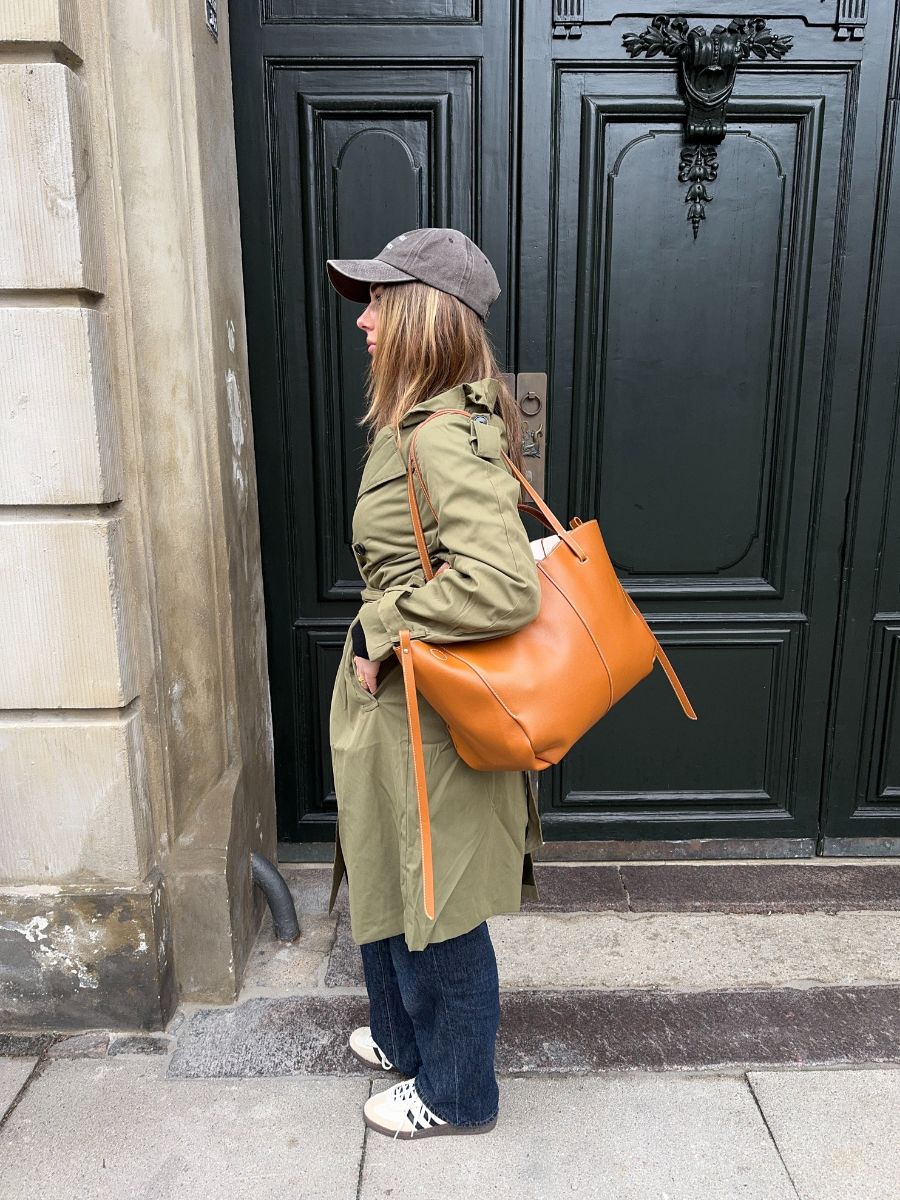 Elle trenchcoat - Dark green