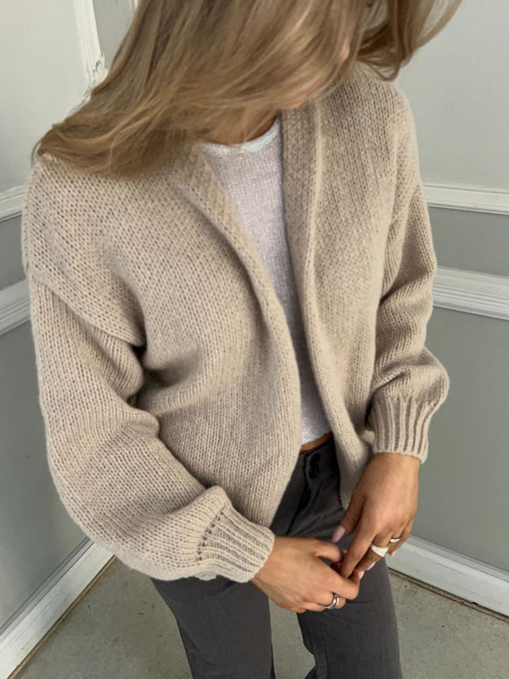 Emery knitted cardigan - Beige