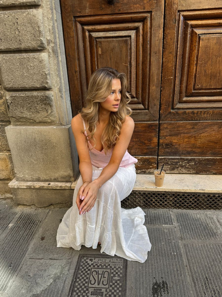 Emilia maxi skirt - White