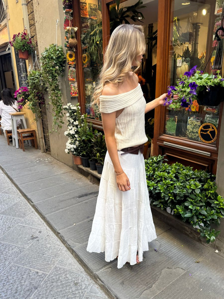 Emilia maxi skirt - White