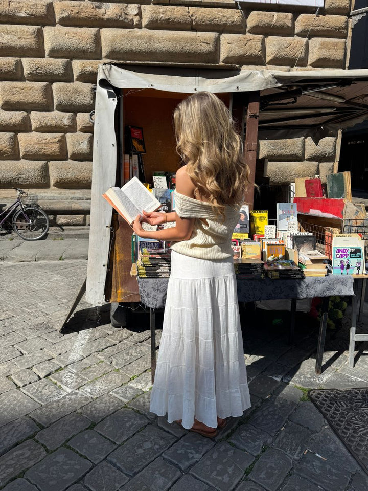 Emilia maxi skirt - White