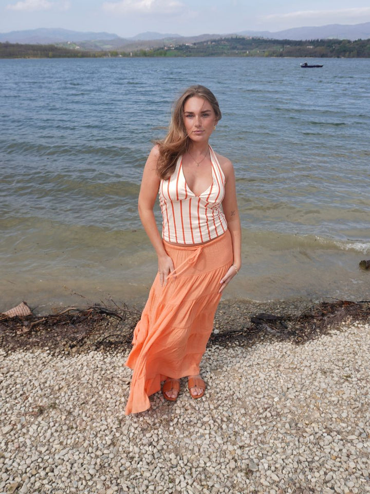 Emilia maxi skirt - Orange