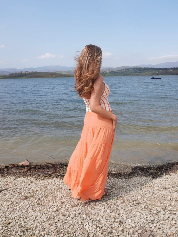 Emilia maxi skirt - Orange