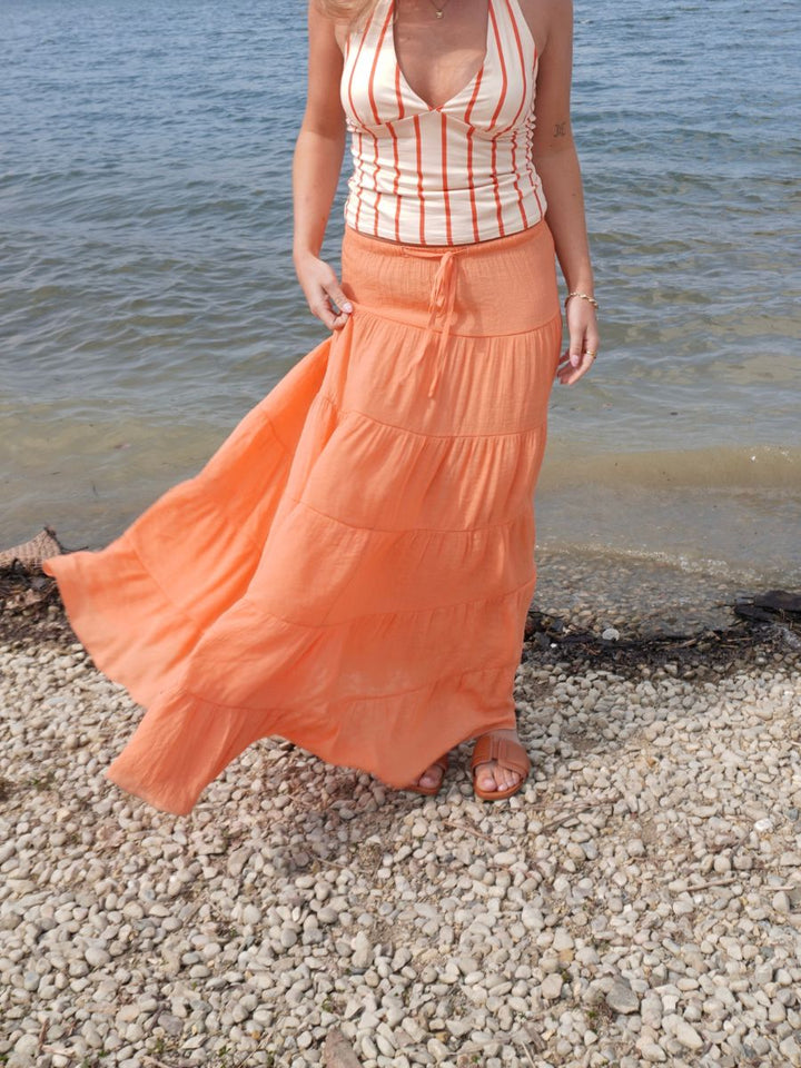 Emilia maxi skirt - Orange
