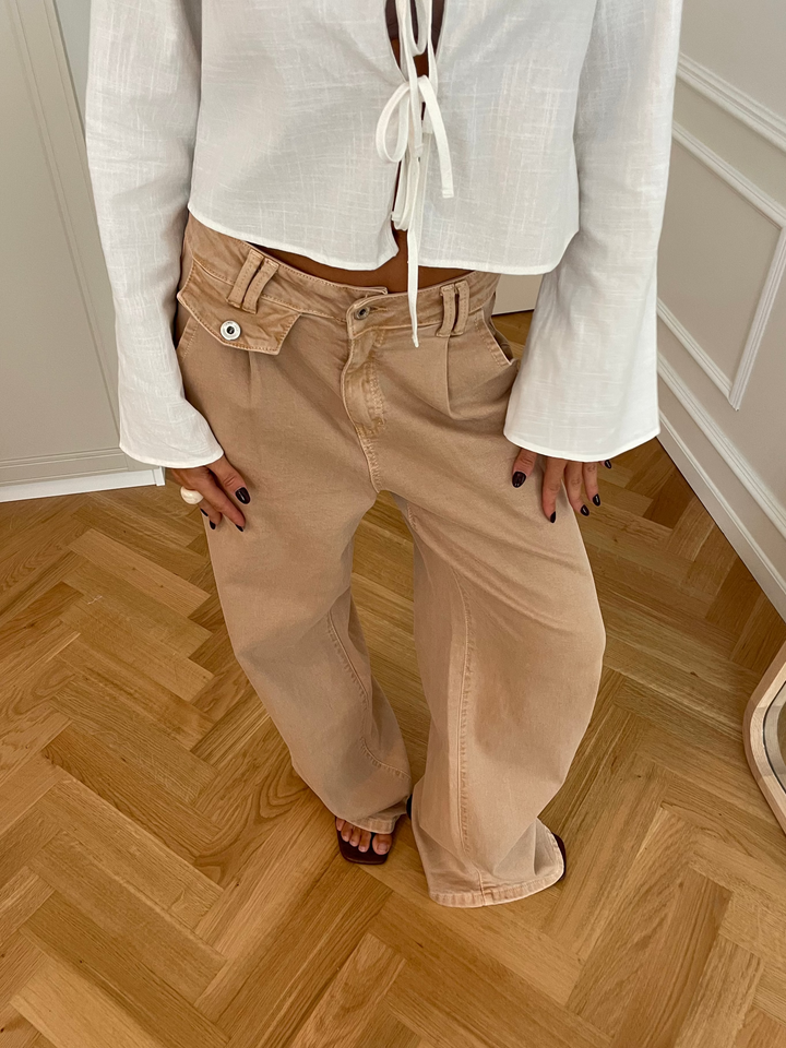 Esme baggy jeans - Dusty orange