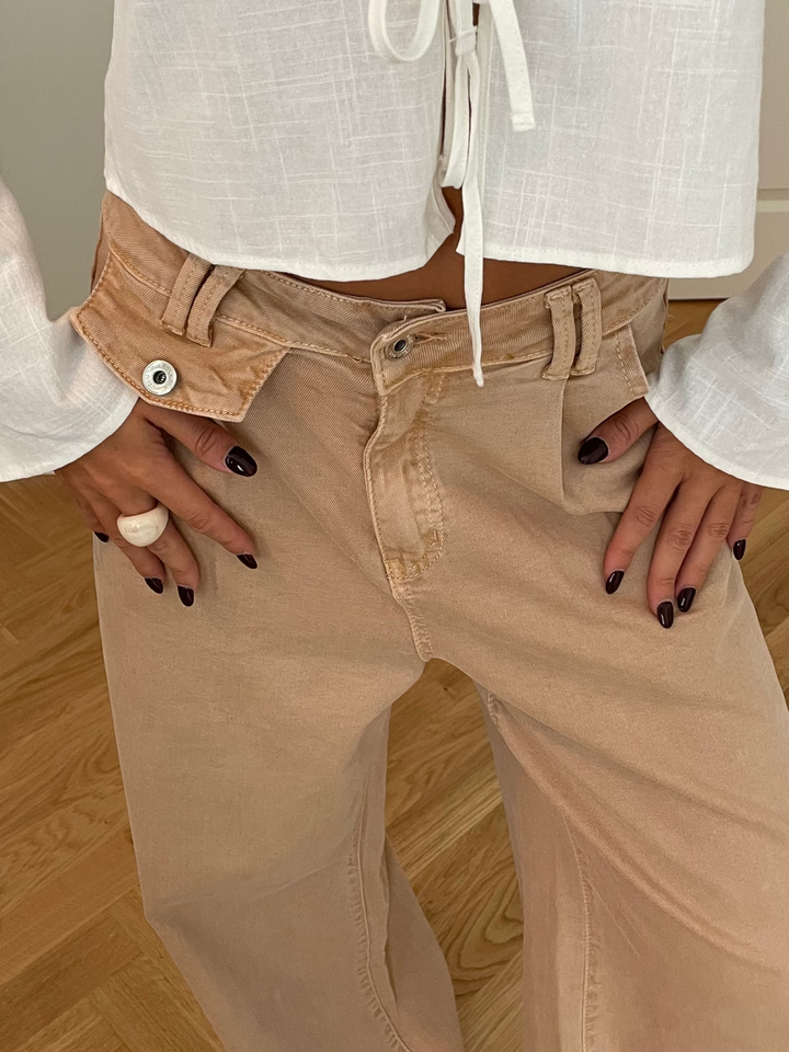 Esme baggy jeans - Dusty orange