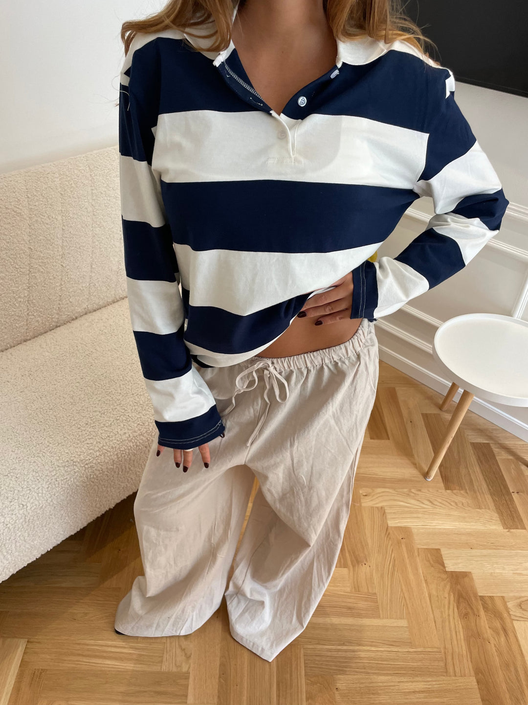 Elva linen pants - Beige