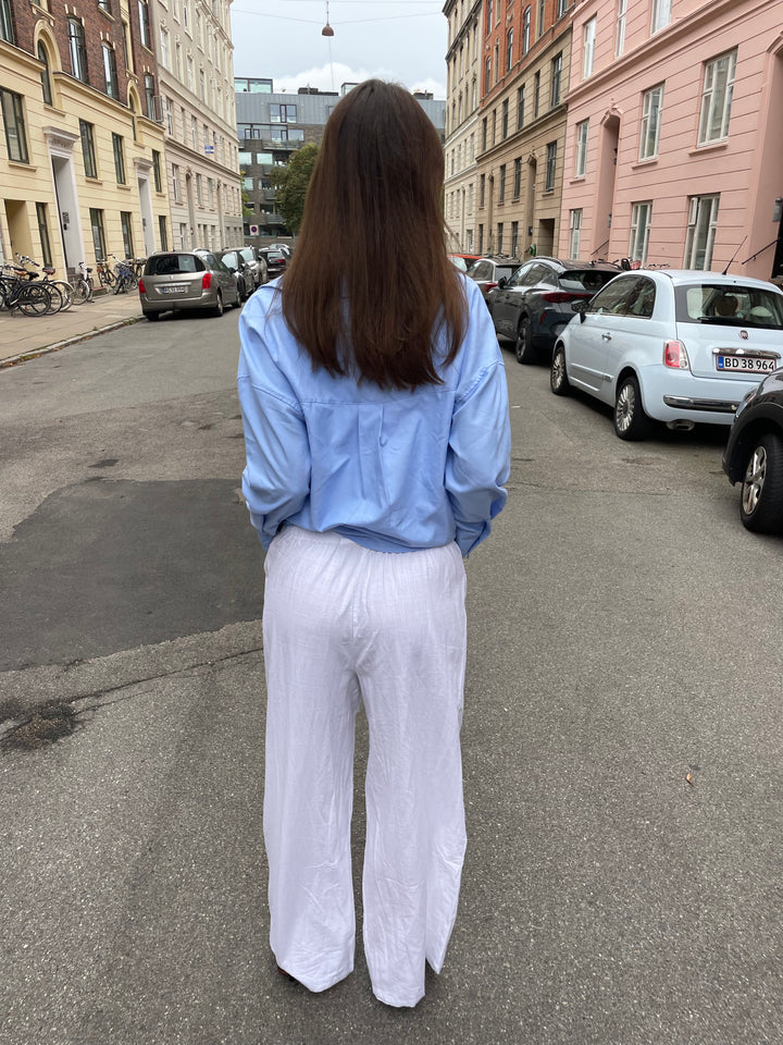 Elva linen pants - Ivory