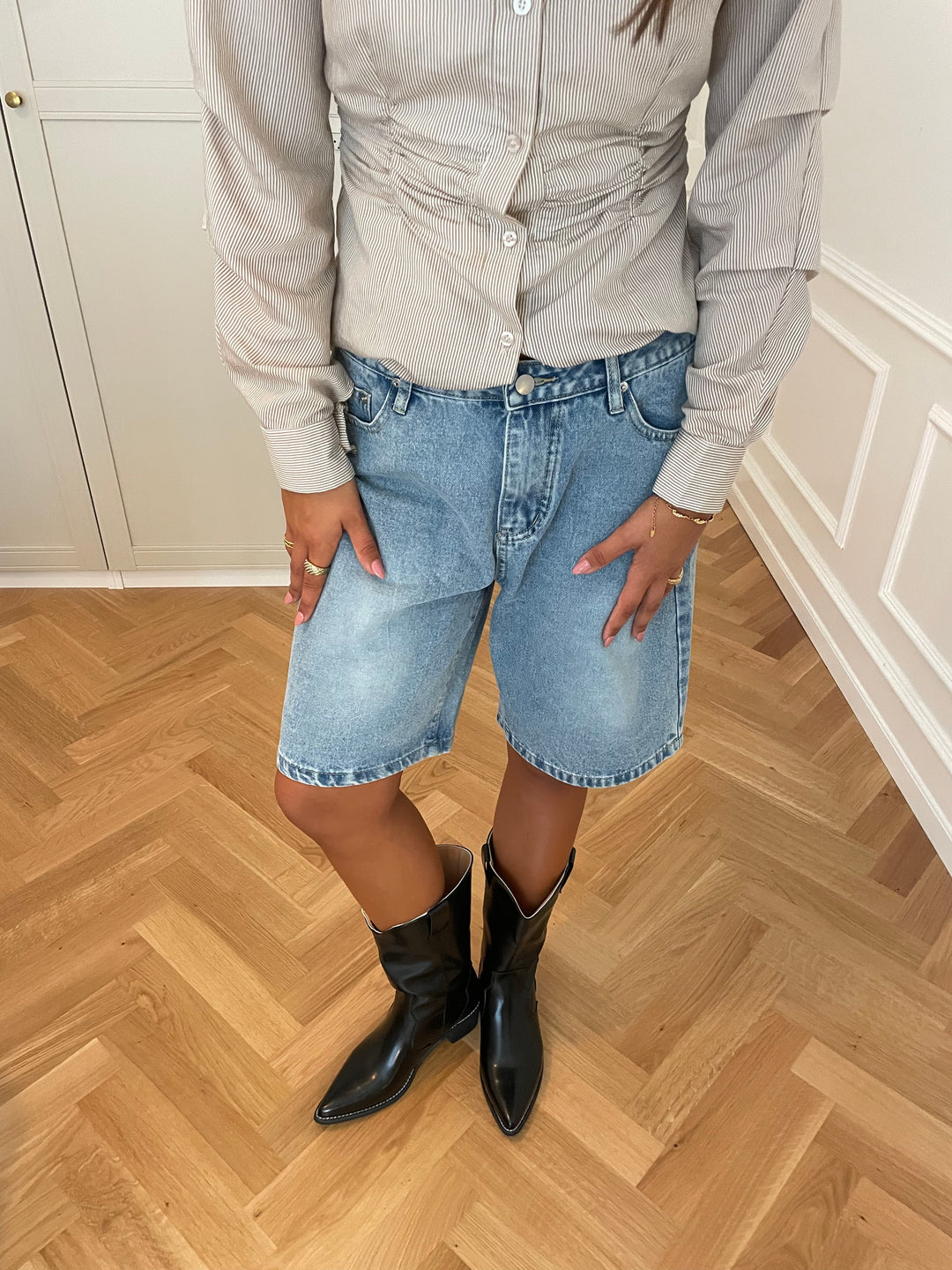 Nico jorts denim - Medium blue