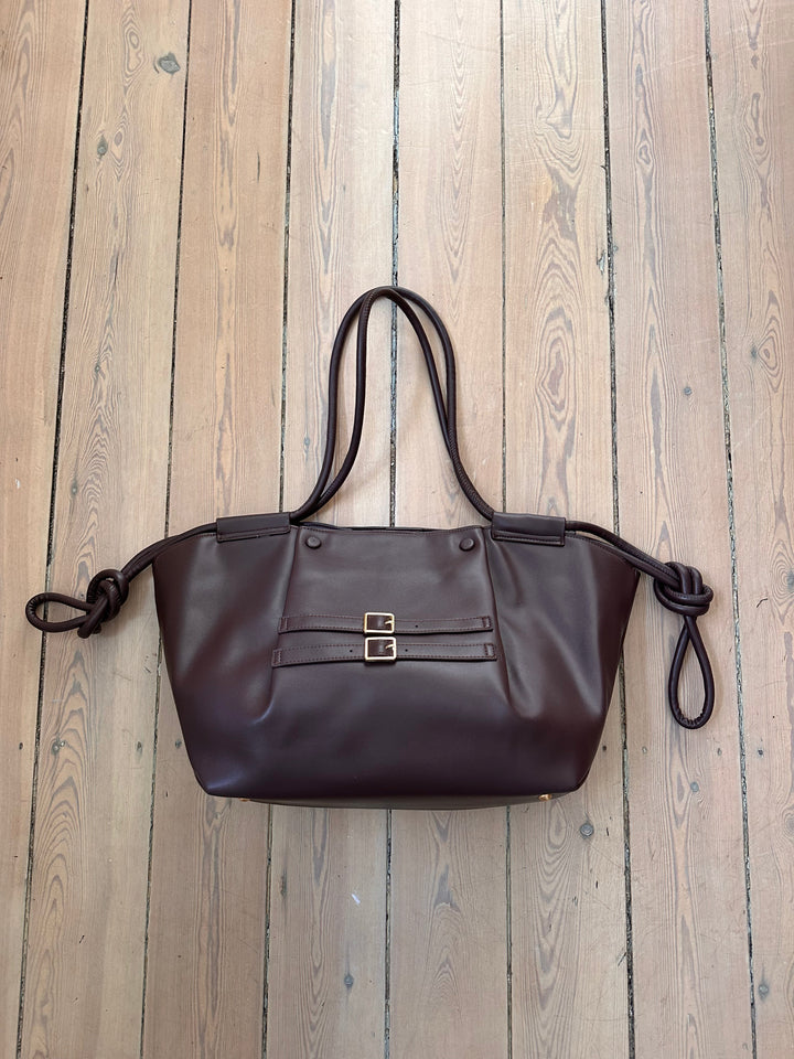 Elin shoulder bag - Dark brown