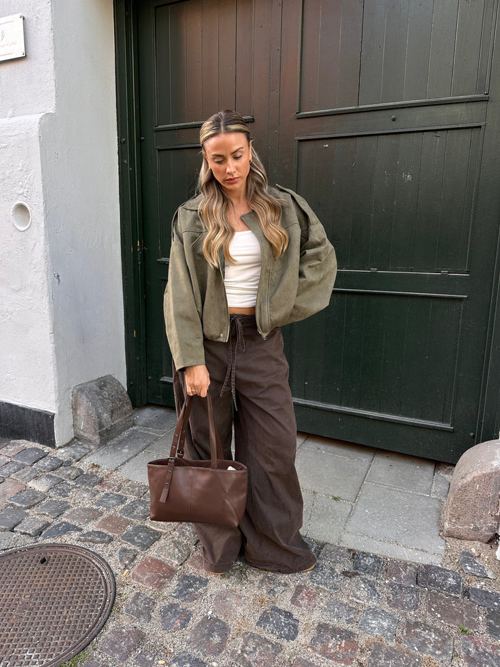 Ingrid shoulder bag - Dark brown