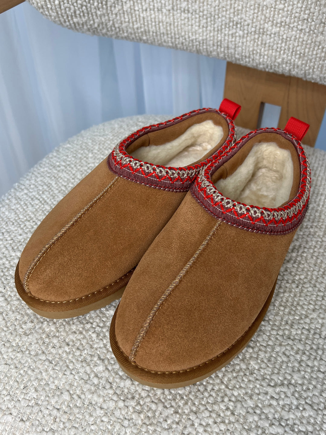 Tora teddy shoe - Brown/Red